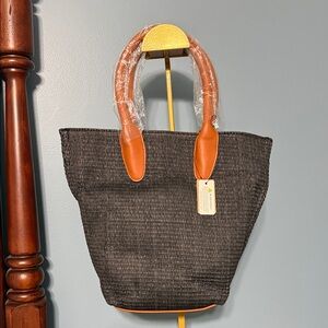 Elegant Black and Tan Women's Tote Bag